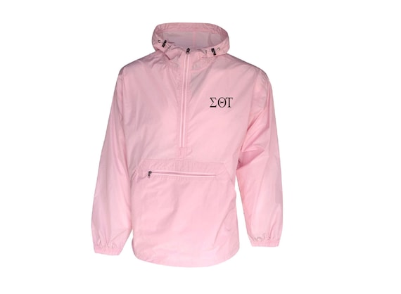 Sigma Theta Tau Unlined Anorak (Pink)
