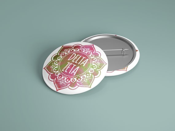 Delta Zeta Button