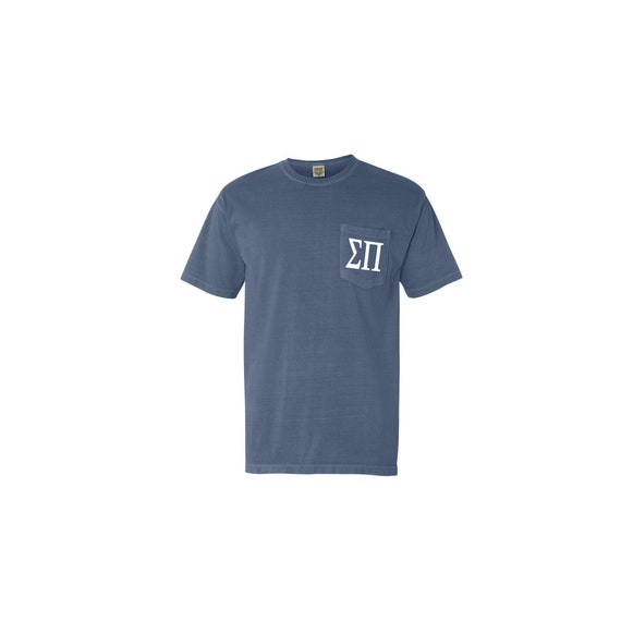 Sigma Pi Comfort Color Pocket T-shirt