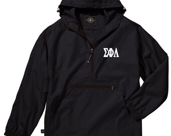 Sigma Phi Lambda Unlined Anorak (Black)