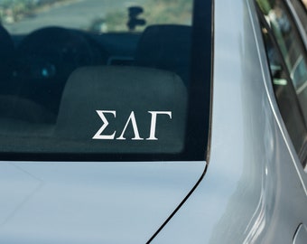 Sigma Lambda Gamma Window Decal