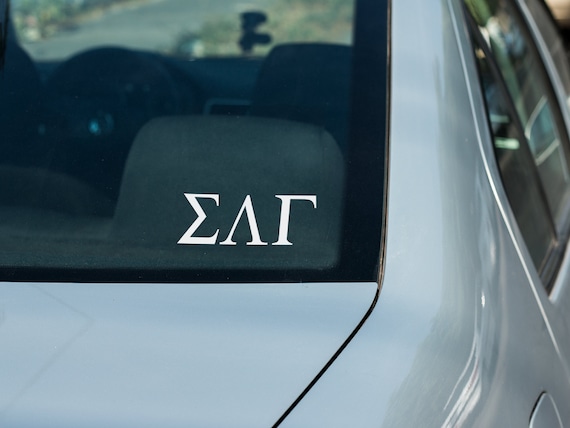 Sigma Lambda Gamma Window Decal