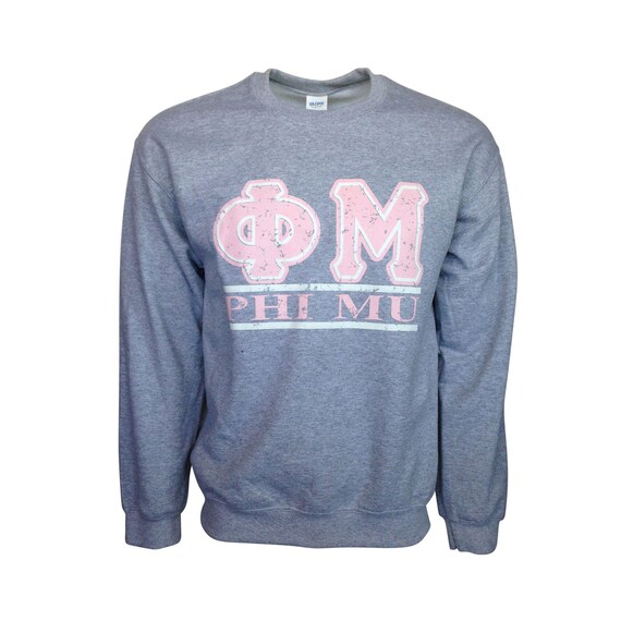 Phi Mu Bar Design Sweatshirt