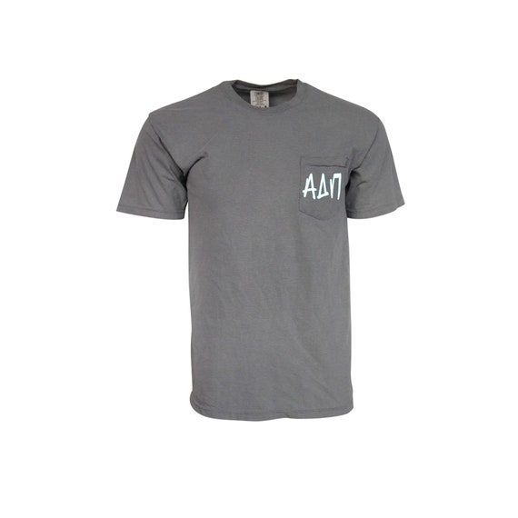 Alpha Delta Pi Comfort Color Pocket T-shirt