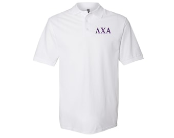 Lambda Chi Alpha short sleeve polo shirt
