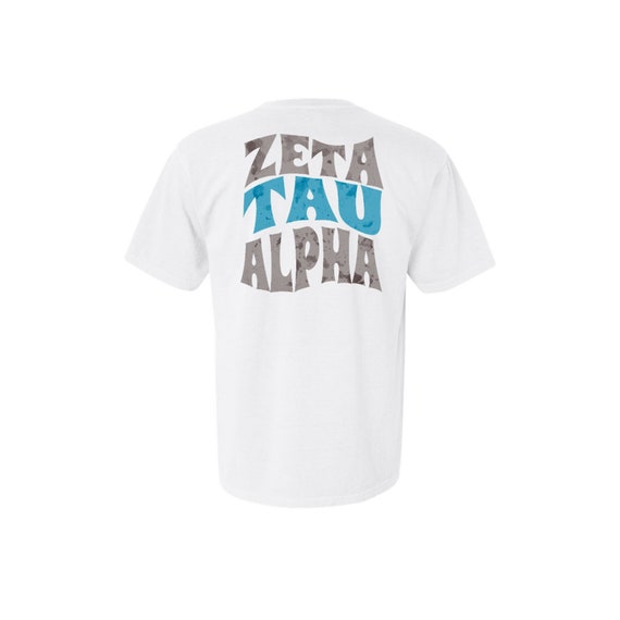 Zeta Tau Alpha Watercolor T-shirt