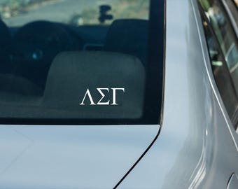 Lambda Sigma Gamma Window Decal