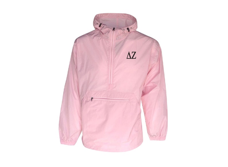 Delta Zeta Unlined Anorak Pink