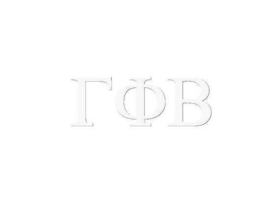 Gamma Phi Beta Window Decal