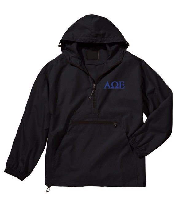 Alpha Omega Epsilon Unlined Anorak (Black)