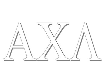 Alpha Chi Lambda Window Decal