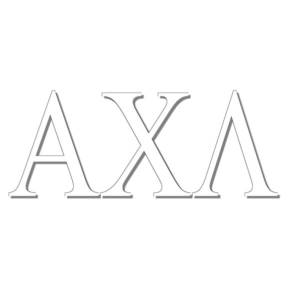 Alpha Chi Lambda Window Decal