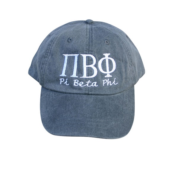 Pi Beta Phi with script baseball cap