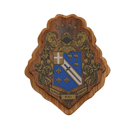 Alpha Phi Omega Wooden Crest