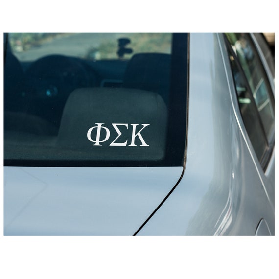 Phi Sigma Kappa Window Decal