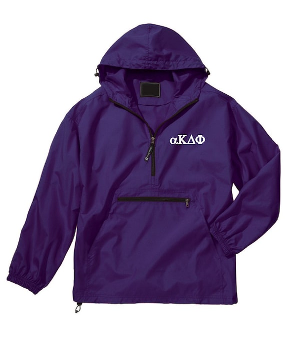 alpha Kappa Delta Phi Unlined Anorak (Purple)