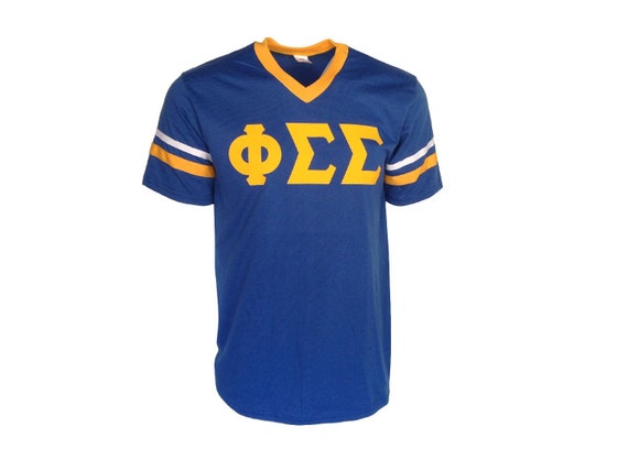 Phi Sigma Sigma - Stripe Sleeve T-shirt Jersey