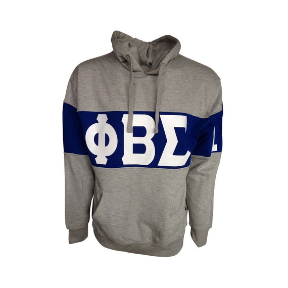 Phi Beta Sigma Total Stripe Hooded Sweatshirt