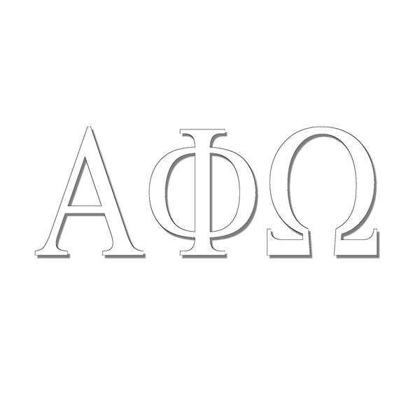 Alpha Phi Omega Window Decal