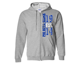 Custom Printed Full Zip Hooded Sweatshirt