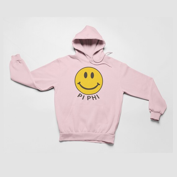 Pi Beta Phi - Smiley Face Hooded Sweatshirt