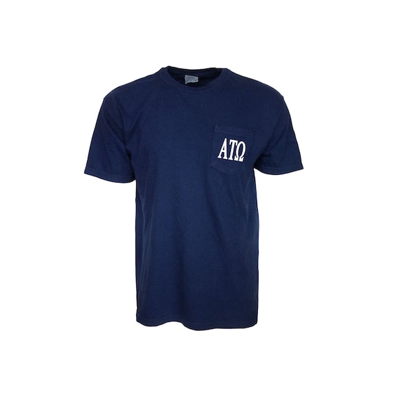 Alpha Tau Omega Comfort Color Pocket T-shirt