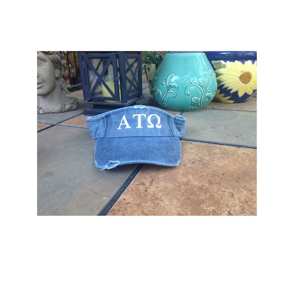 Alpha Tau Omega Distressed Visor