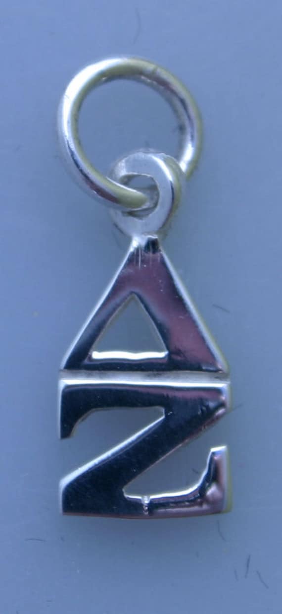 Delta Zeta Sterling Silver Lavalier