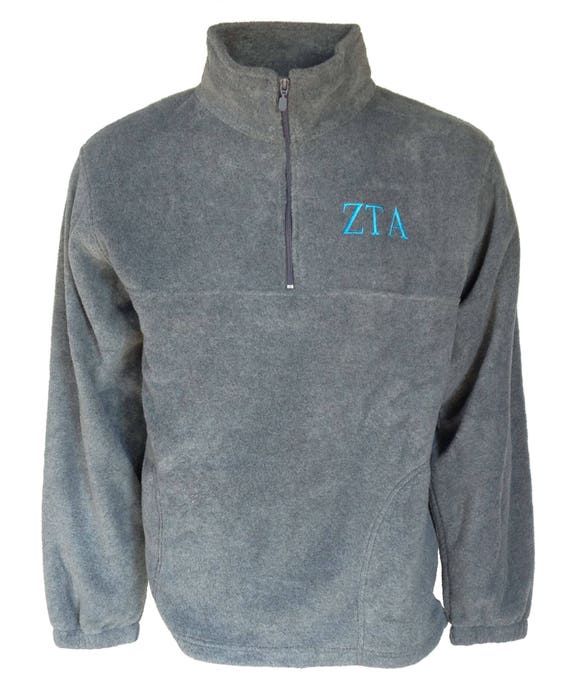 Zeta Tau Alpha Fleece Quarter Zip Pullover