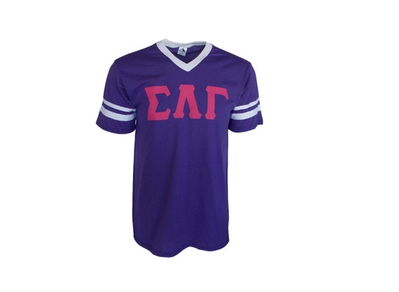 Sigma Lambda Gamma - Stripe Sleeve T-shirt Jersey