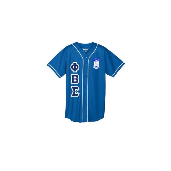 Phi Beta Sigma Crest Baseball Jersey