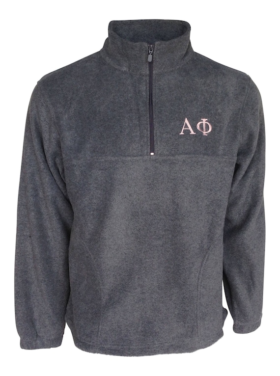 Alpha Phi Fleece Quarter Zip Pullover