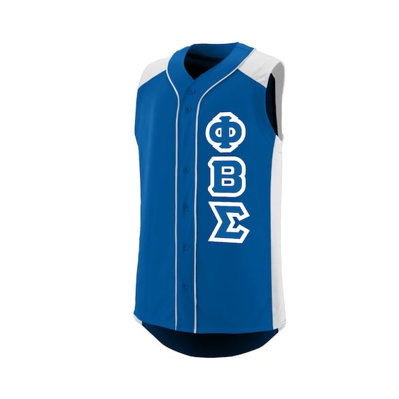 Phi Beta Sigma - Sleeveless Baseball Jersey (LARGE)