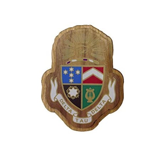 Delta Tau Delta Wooden Crest