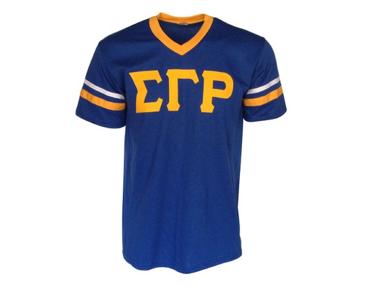 Sigma Gamma Rho - Stripe Sleeve T-shirt Jersey