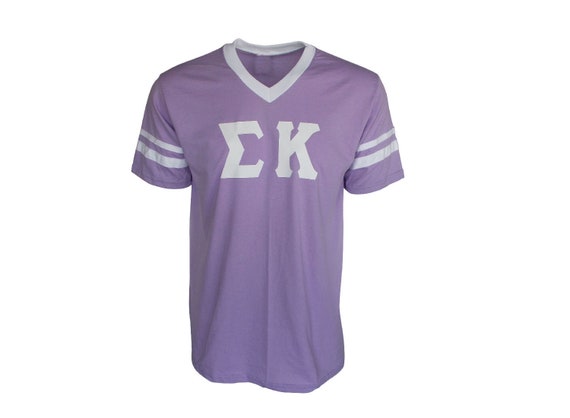 Sigma Kappa - Stripe Sleeve T-shirt Jersey