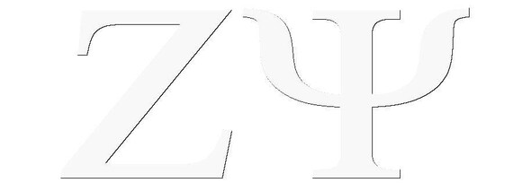 Zeta Psi Window Decal