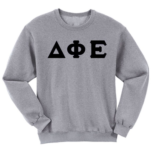 Delta Phi Epsilon - Athletic Grey Sweatshirt