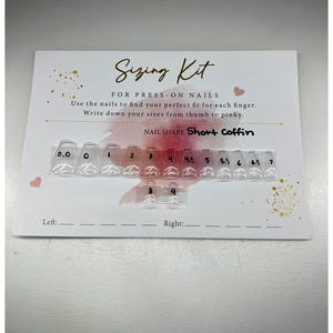 Press-On Nail Sizing Kit