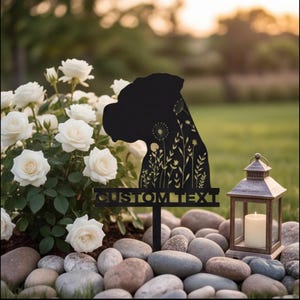 Custom Boxer Dog Memorial Stake Sign, Pet Grave Markers Sign , Pet Loss Gift, Metal Sign With Stake, Remembrance Stake