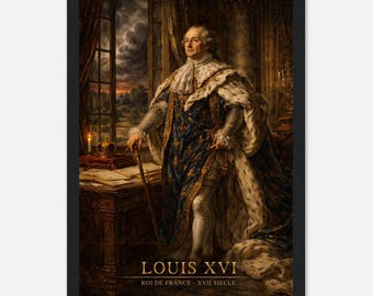 Louis XVI Painting A4 – Twilight of the French Monarchy
