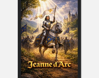 Joan of Arc A4 Print – French Heroine & Medieval Enlightenment
