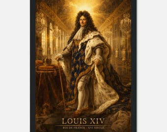 Louis XIV, A4 Chart – The Sun King & The Monarchical Zenith