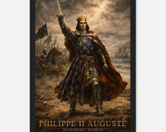 Philip II Augustus, Painting A4 – The King-Strategist of Bouvines