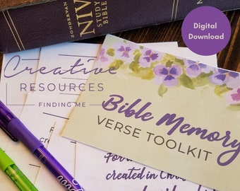 Bible Memory Verse Toolkit // Scripture Memory Tool // Ephesians 2:10 Memorization