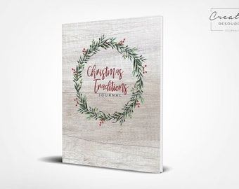 Christmas Traditions Journal, New Family Gift, Wedding Gift