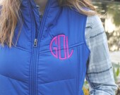 Puffy Vest with Monogram