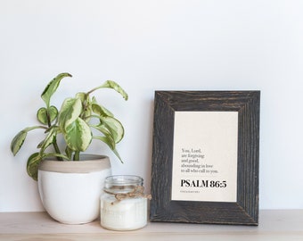 Enneagram 1 Bible Verse Printable // Psalm 86:5 Printable // Bible Verse for Enneagram 1's - God's Goodness