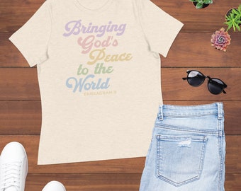 Enneagram #9 Graphic Tee // Christian Enneagram 9 T-Shirt // Bringing God's Peace to the World