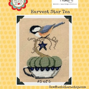 Harvest Star Tea Cross Stitch Chart